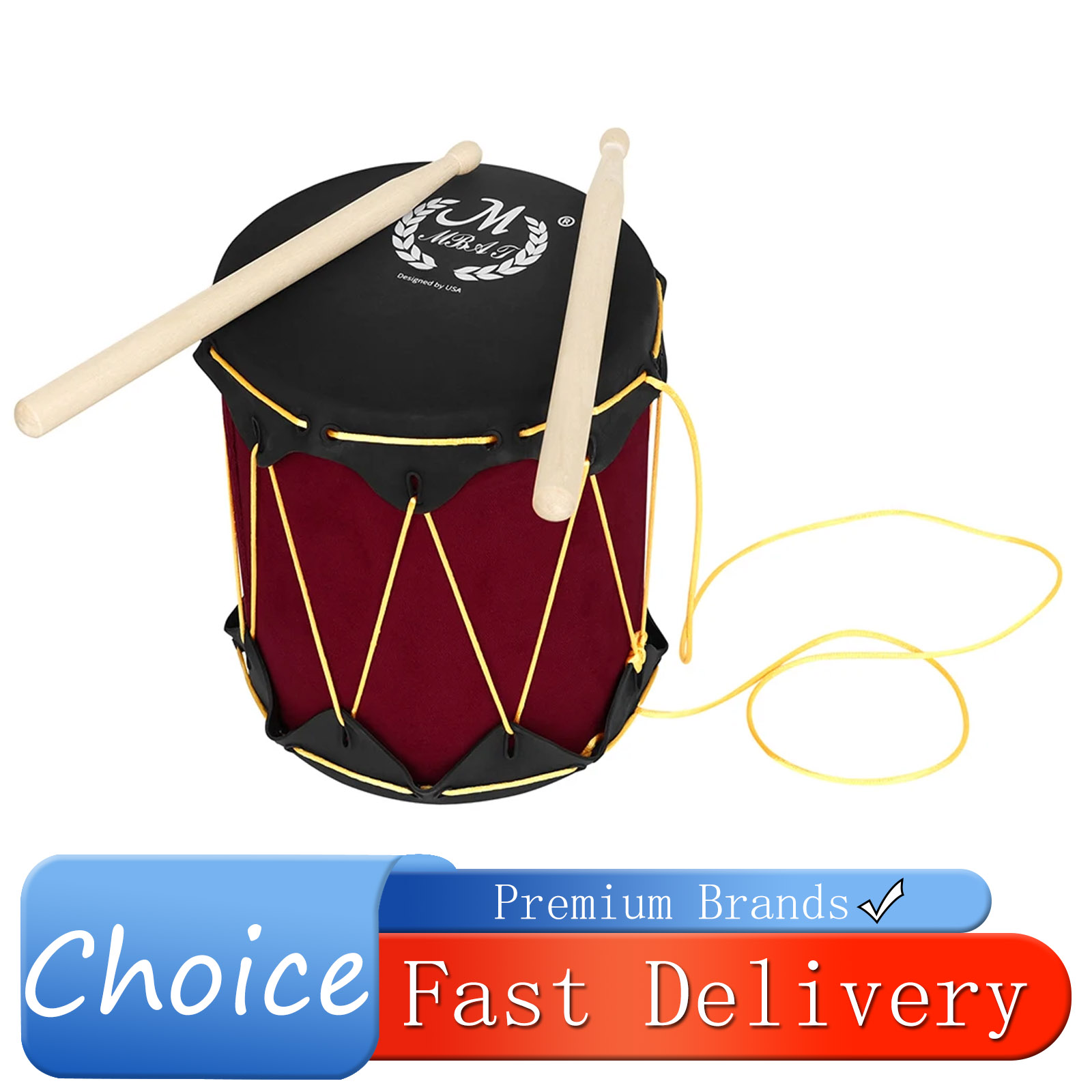Musical Instrument Indian - IRIN Kauçuk Kaplamalı Hint Davulu, Askı