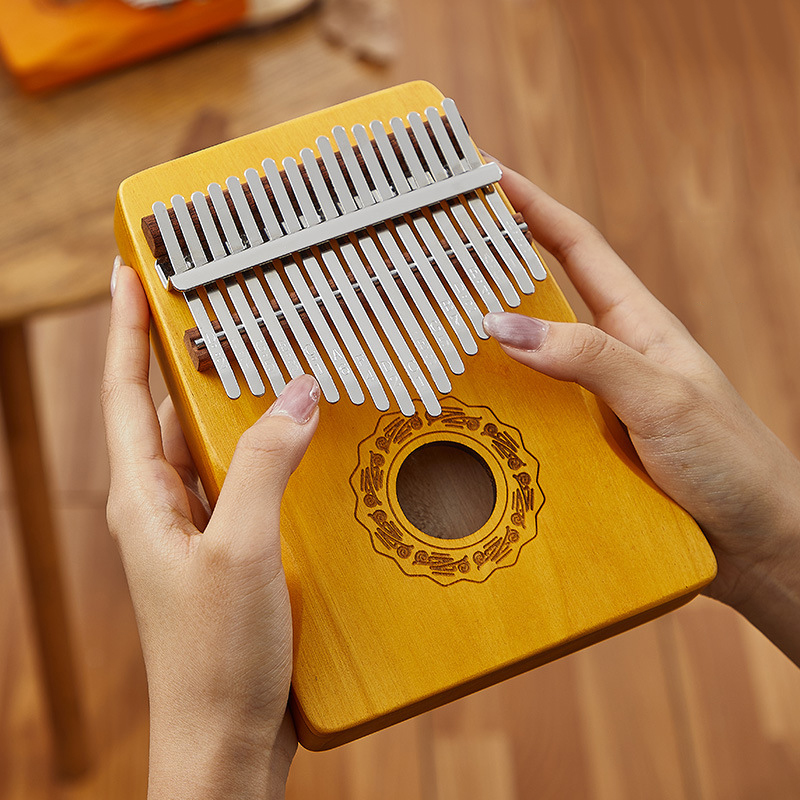 Musical Instrument Of Keyboard - Hluru 17 Tuşlu Kalimba Parmak Piyano