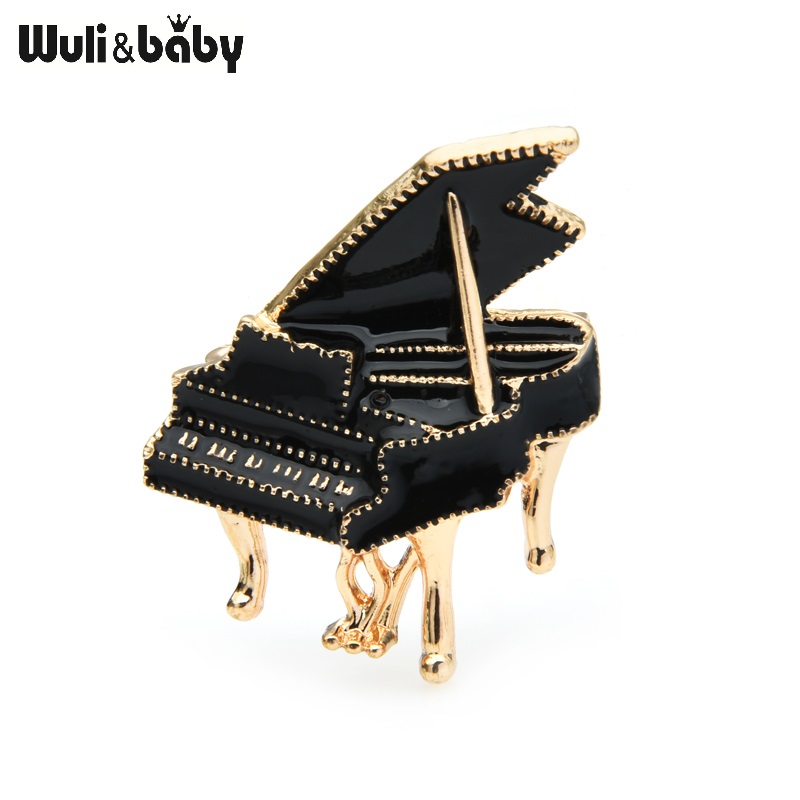 Musical Instrument Names - Wuli ve bebek Siyah Emaye Piyano