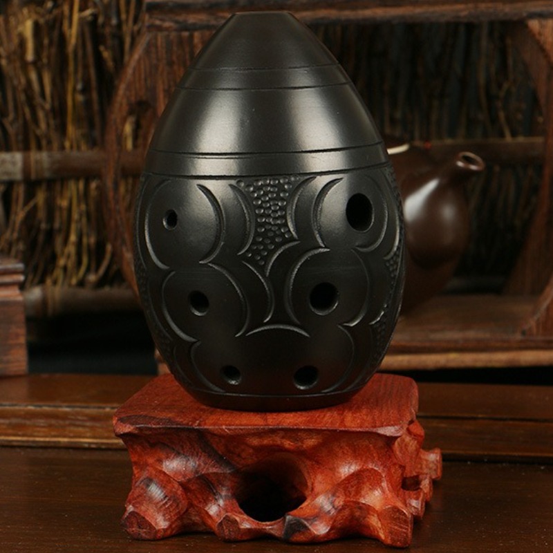 8 Delikli Ocarina Siyah Taşına - Musical Instrument Qin incelemesi ve fiyatı