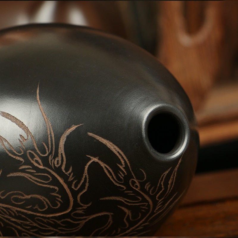 8 Delikli Ocarina Siyah Taşına - Musical Instrument Qin incelemesi ve fiyatı