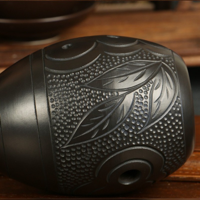 8 Delikli Ocarina Siyah Taşına - Musical Instrument Qin incelemesi ve fiyatı