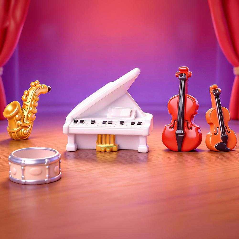 Piyano Keman Saksafon Minyatür - Musical Instrument Names incelemesi ve fiyatı