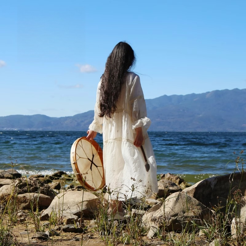 Şamanik Davul Daire Koyun Deri - Musical Instrument In India incelemesi ve fiyatı