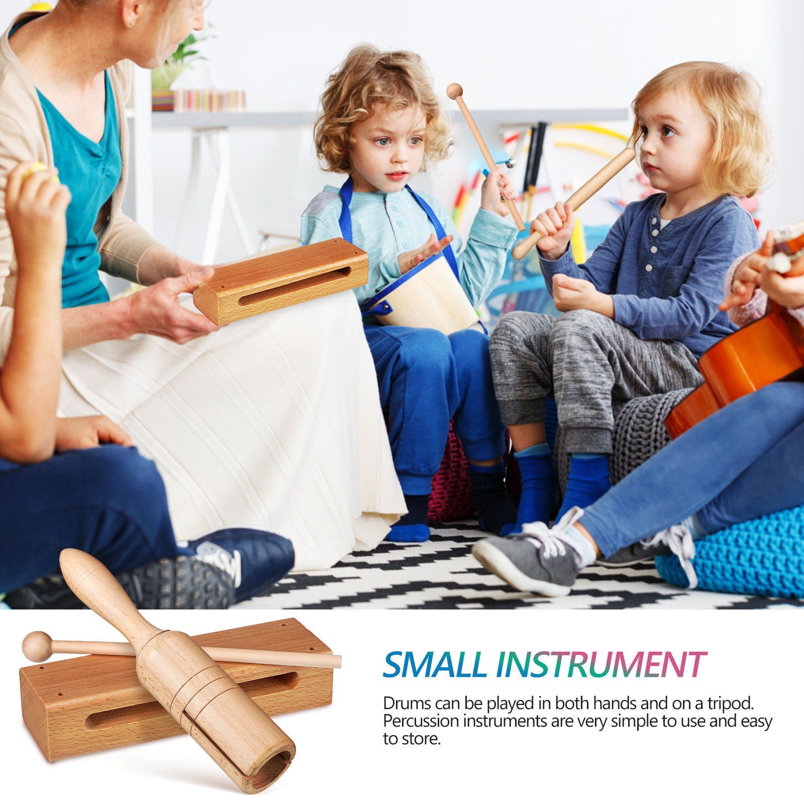 2 takım ahşap vurmalı çalgılar - Musical Instrument Mallet incelemesi ve fiyatı